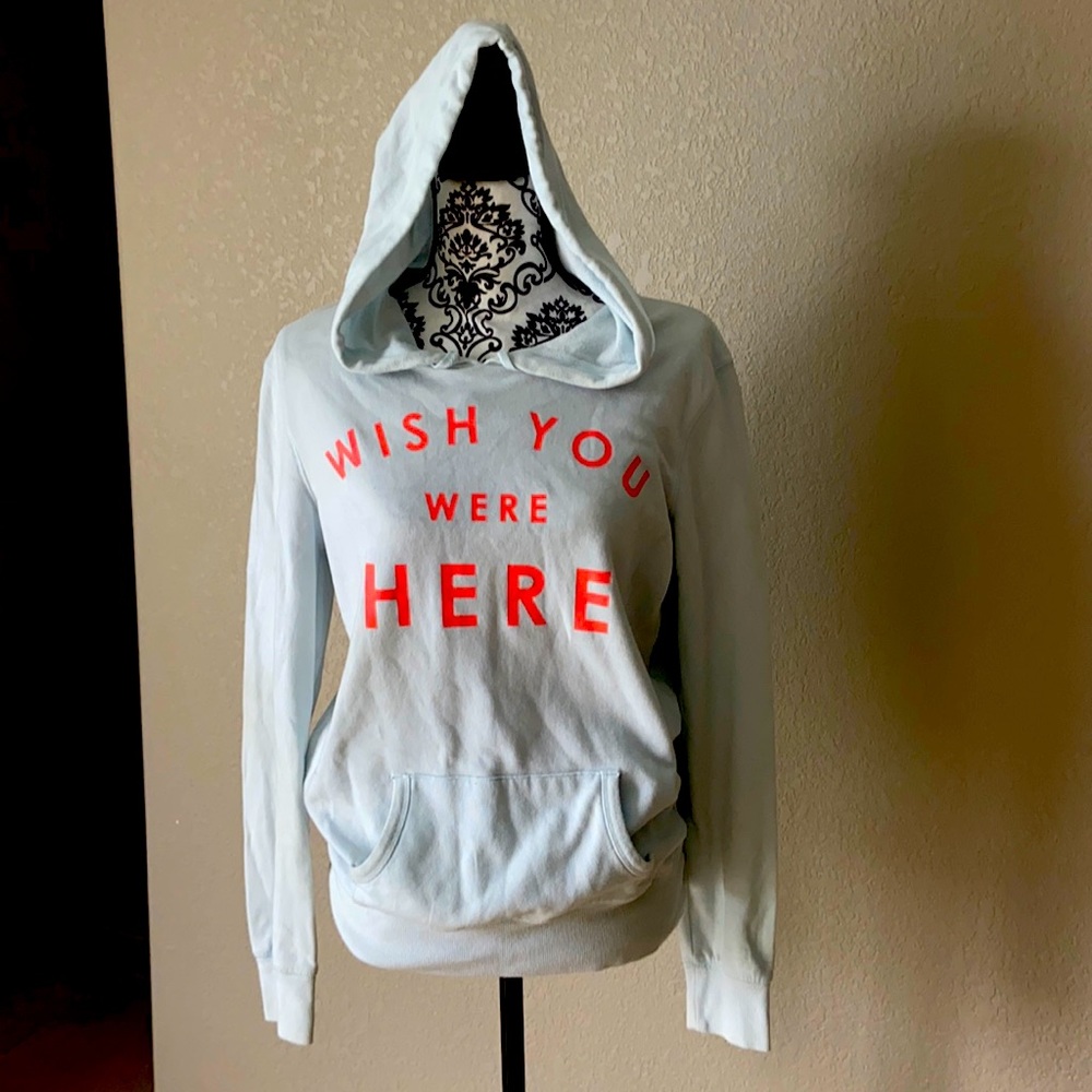 Victoria’s Secret baby blue hoodie